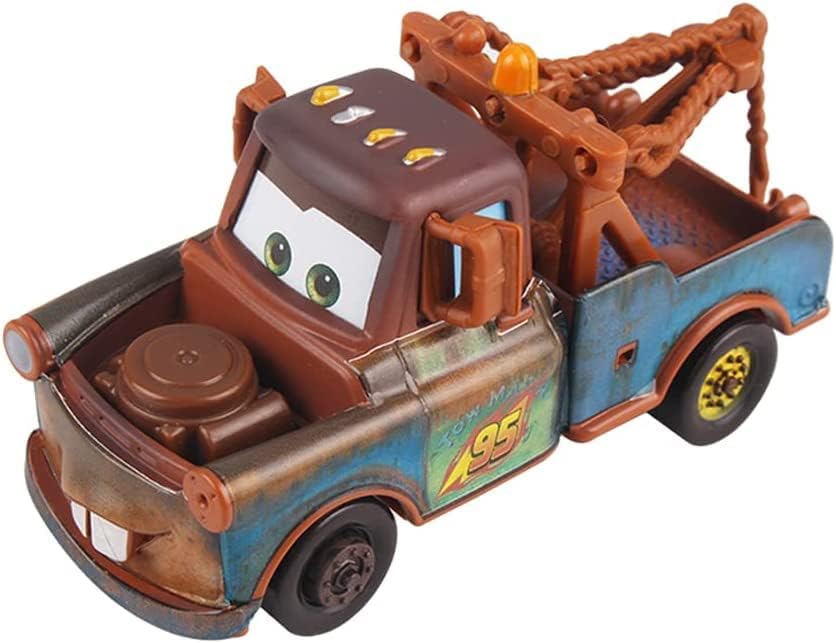 6 PCS Toys Car 2 3 Mater Chick Hicks The King Doc Hudson Sheriff Diecast Car Toy Set for Boy Kids Gifts