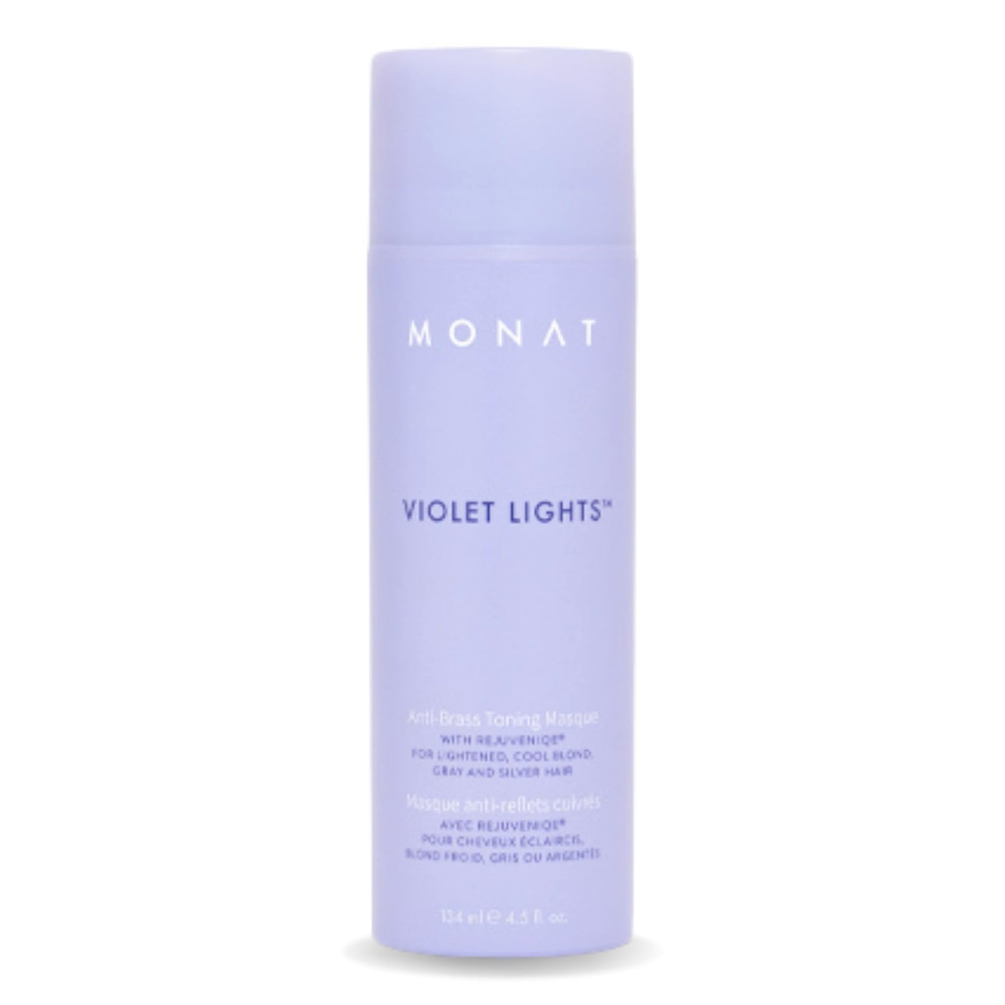 MONAT Violet Lights Anti-Brass Toning Masque – Natural Radiance – Illuminate Your Hair Naturally – Tone Unwanted Brassiness