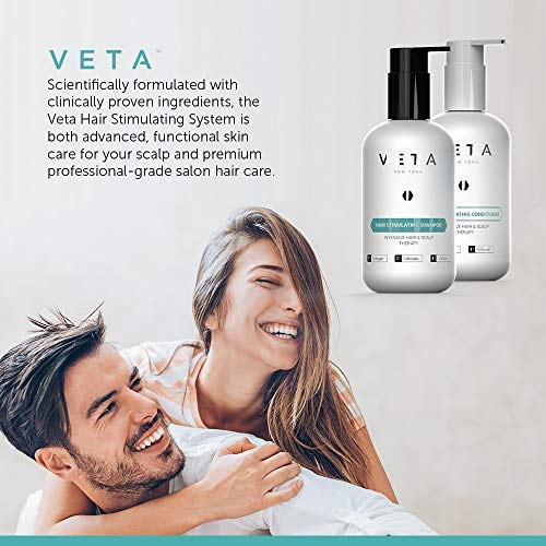 Hair Stimulating Conditioner For Hair Loss, Anti-Aging Hair Moisturizer.Repair and Strengthen Hair. Suitable for All Hair Types. No Harsh Chemicals. Paraben and Sulfate Free – 27 fl. oz - Veta