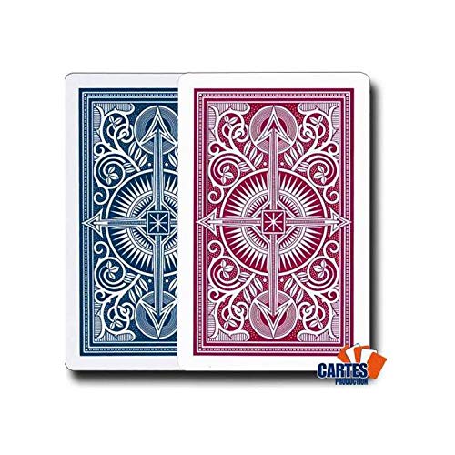 US Playing Cards KEM Arrow Wide Red/Blue