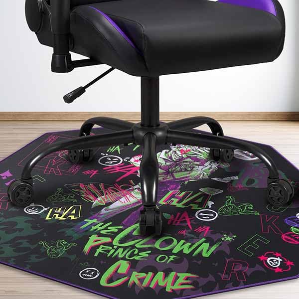 DC Comics Joker - Non-Slip Gamer Floor Mat for Gaming Chairs and Office Chairs - 39' x 39'