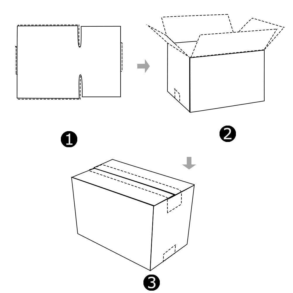 PETAFLOP Shipping Boxes 11x6x6, White Mailer Corrugated Cardboard Box for Small Items Shipping, 25 Pack