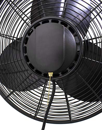 Air King 9020 1/6 HP Industrial Grade Wall Mount Fan, 20-Inch,Black