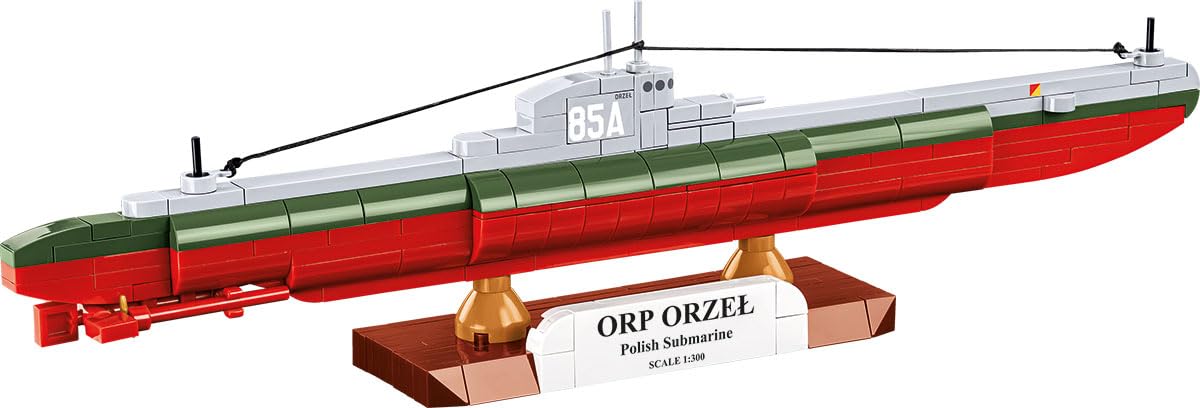 COBI Historical Collection WWII Polish Submarine ORP Orzel, 193 Pieces
