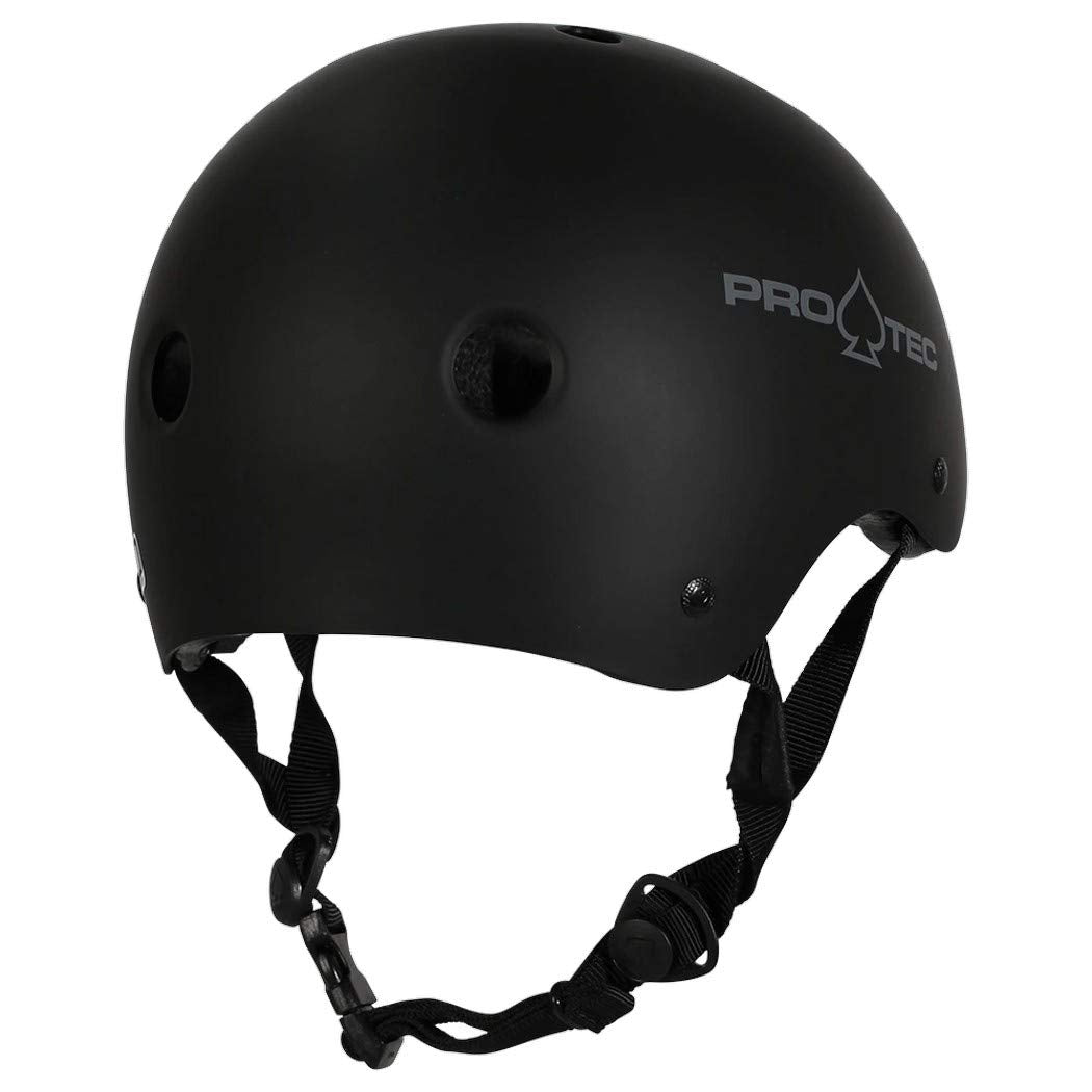 Pro-Tec Classic Certified Skateboard Helmet, Ideal for Skateboarding, Bicycling, BMX and Roller Skating, – X-Large – Black Matte