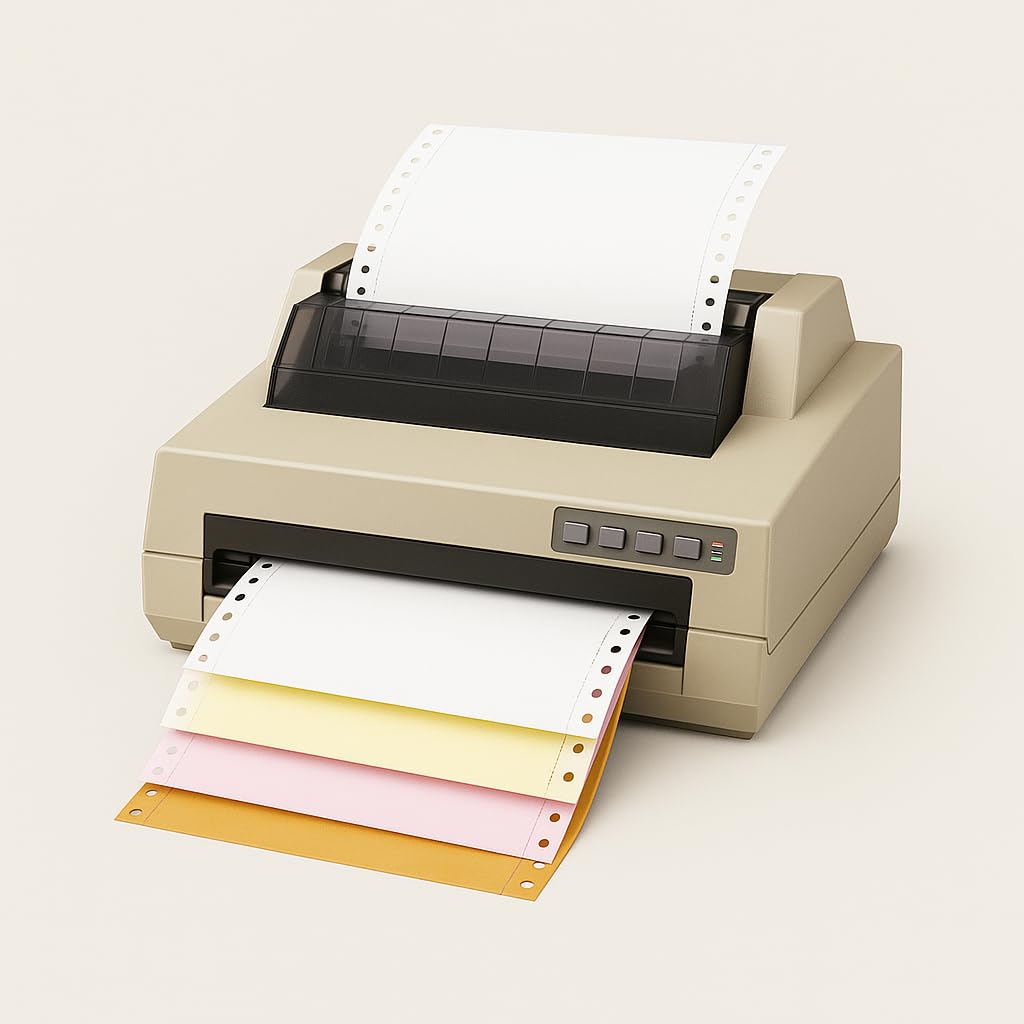 Biztek Continuous Computer Paper 9 1/2 x 11 Blank White Clean Edge 1 Part 20 lb. 92 bright Carton | 2,400 sheets