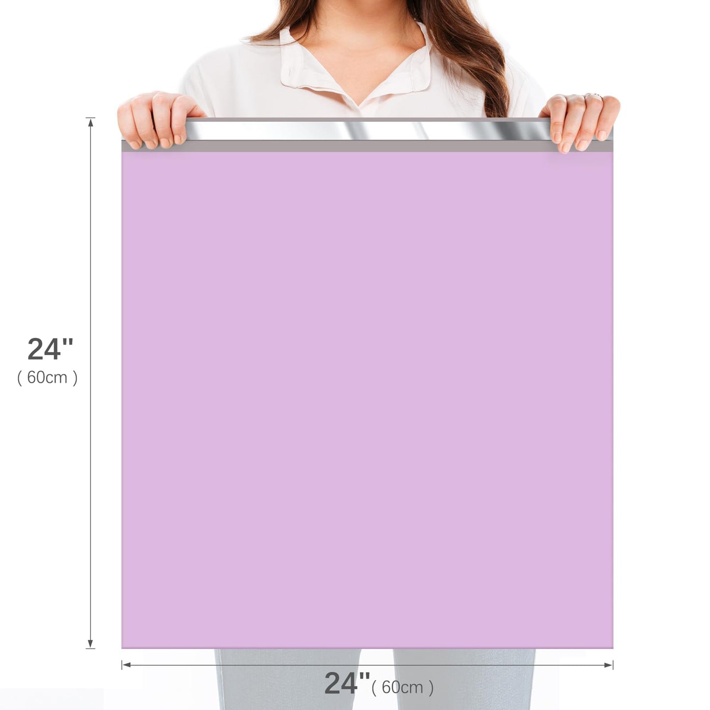 Fuxury Large Poly Mailers 24x24 Inch 100Pcs, Waterproof Shipping Bags for Clothing, Strong Adhesive Shipping Envelopes for Small Business Suppliers, Self Seal Mailers Poly Bags Mailing Bags Purple