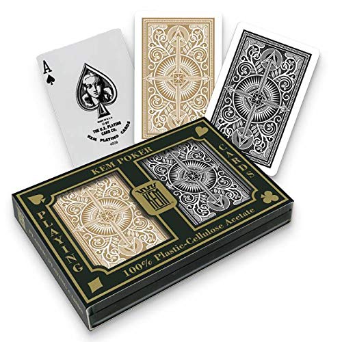 US Playing Cards KEM Arrow Wide Red/Blue