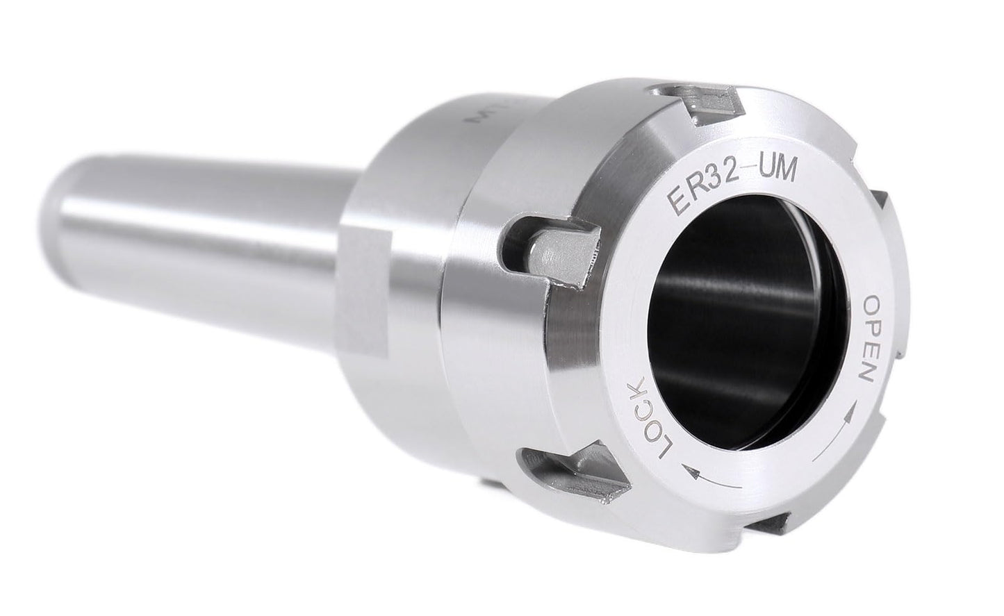 Accusize Industrial Tools Mt3 Shank Er32 Chuck with 11Pc Collets Kit, 1/8'' - 3/4'' by 16Th, Morse Taper Collet System, 0223-0304
