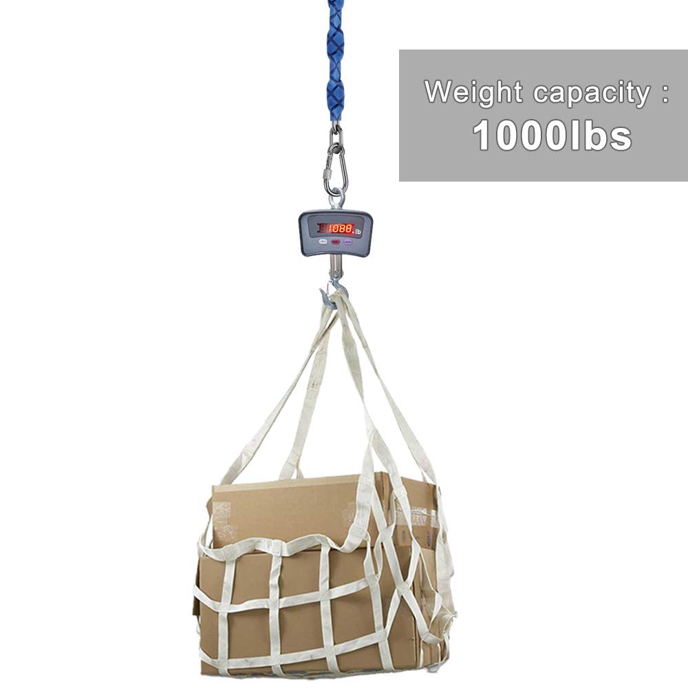 Dakzhou 4 Stainless Steel Chains (84") Swing Chains, Heavy Duty Swing Hardware,4 Quick Connection Buckles, Indoor and Outdoor Playground Swings, Hammocks, Sandbags, 1000 lb Capacity Blue