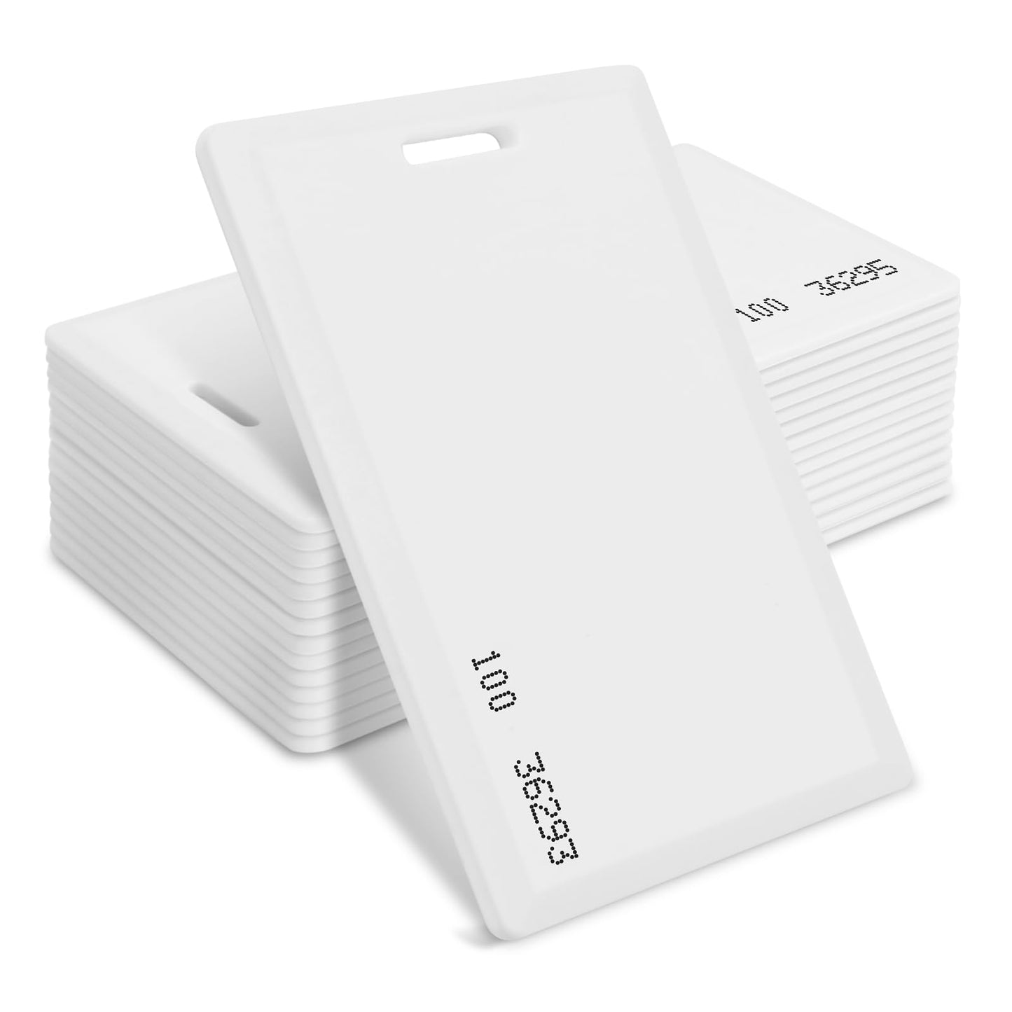 MktStleat 100 Pack Proximity Cards 26 Bit Proximity Clamshell Weigand Prox Swipe Cards Compatable with ISOProx 1386 1326 H10301 Format Readers and Systems. for Commercial Access