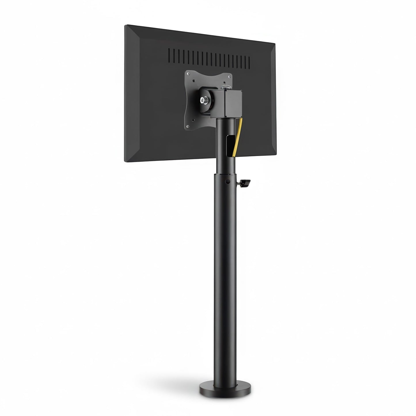 Mount-It! POS Monitor Mount for Retail Checkout & Reception Counters - Extra Tall Height Adjustable Pole with Secure Bolt-Down Base, VESA 75x75 & 100x100 Compatible - Fits 13–32” Monitors, 33 lbs