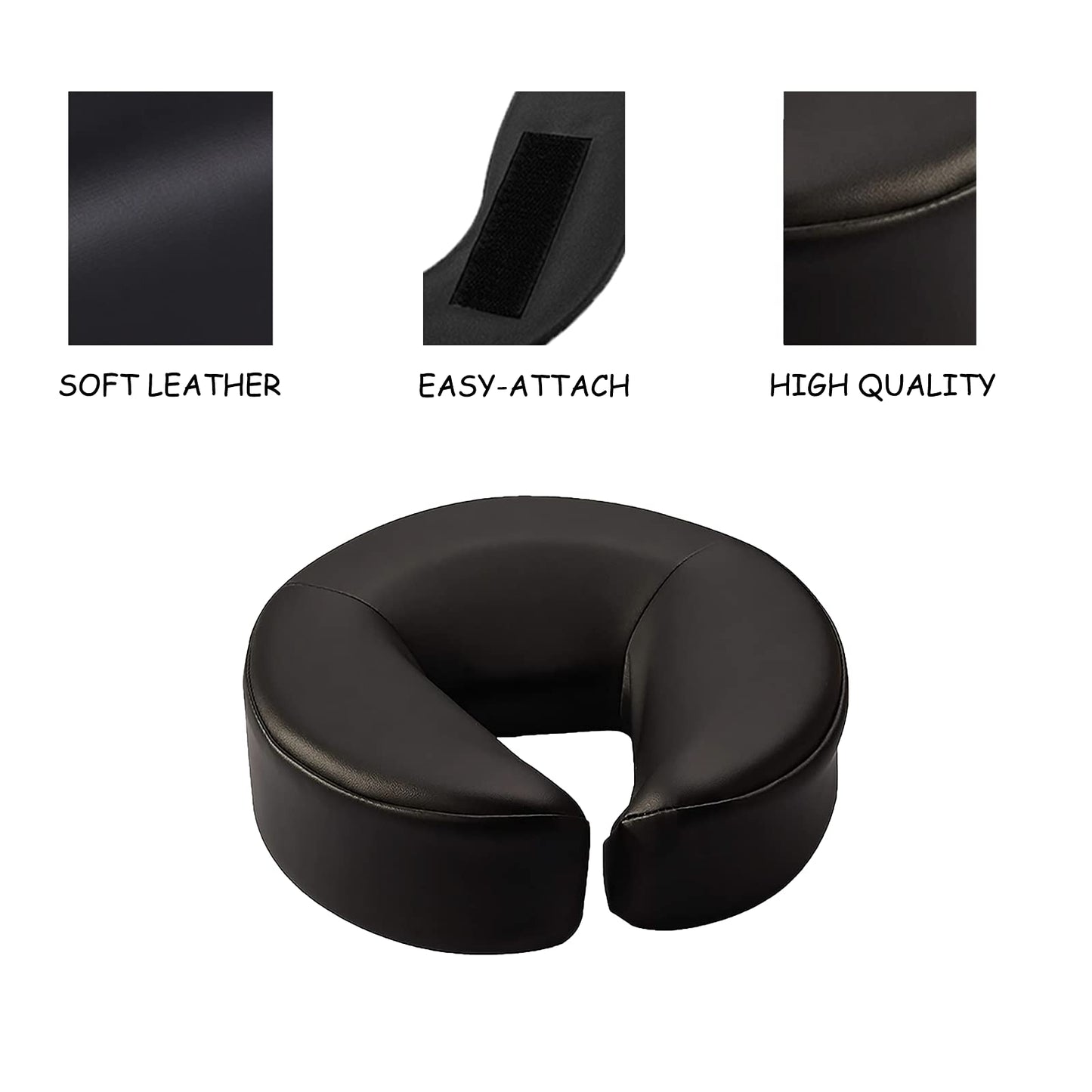 HOINCO Massage Table Massage Bed Headrest Replacement Adjustable Massage U-Shaped Pillow for Beauty Bed Universal with Elastic Memory Foam Face Pillow Set Massage Table Accessories Massage Equipment