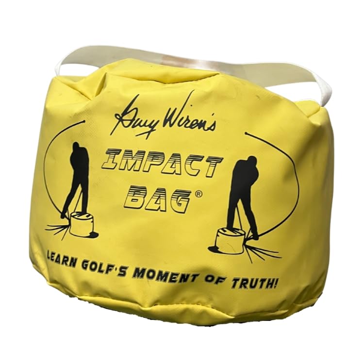 Impact Bag Golf Swing Trainer - Dr. Gary Wiren’s Golf Training Aid and Practice Tool - Waterproof and Durable - The Best Golf Training Aid to Perfect Your Swing Impact
