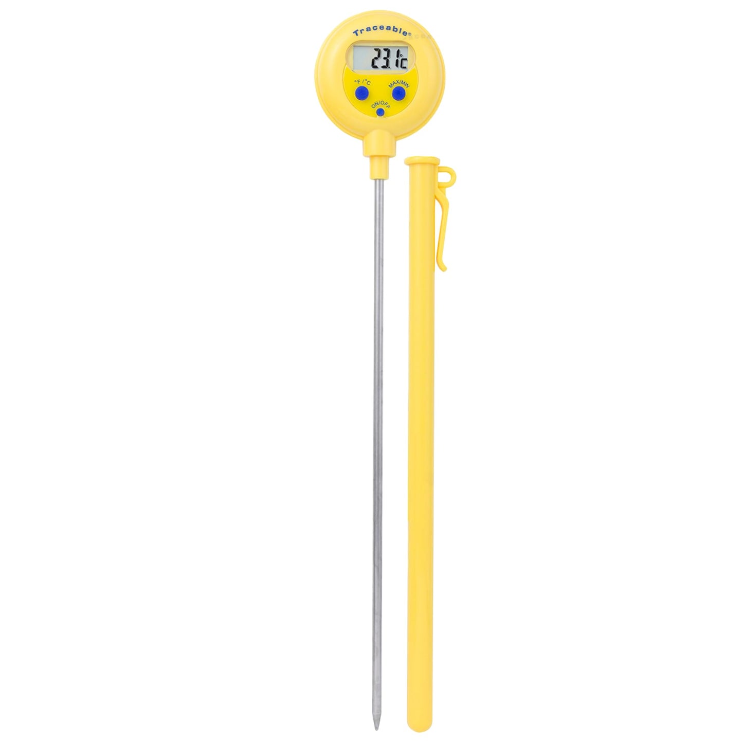Traceable Lollipop Calibrated Water-Resistant Thermometer, ±1.0°C Accuracy (-20 to 100°C)