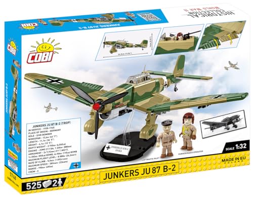 COBI Historical Collection WWII JUNKERS JU 87 B-2 Plane
