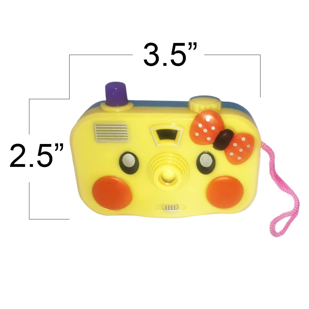 ArtCreativity 2 in 1 Viewfinder Camera with Projector, Set of 12, Battery Operated Projectors with Wild Animal Slides, Great Safari Party Favors, Zoo Party Supplies, & Wild One Party Favors for Kids