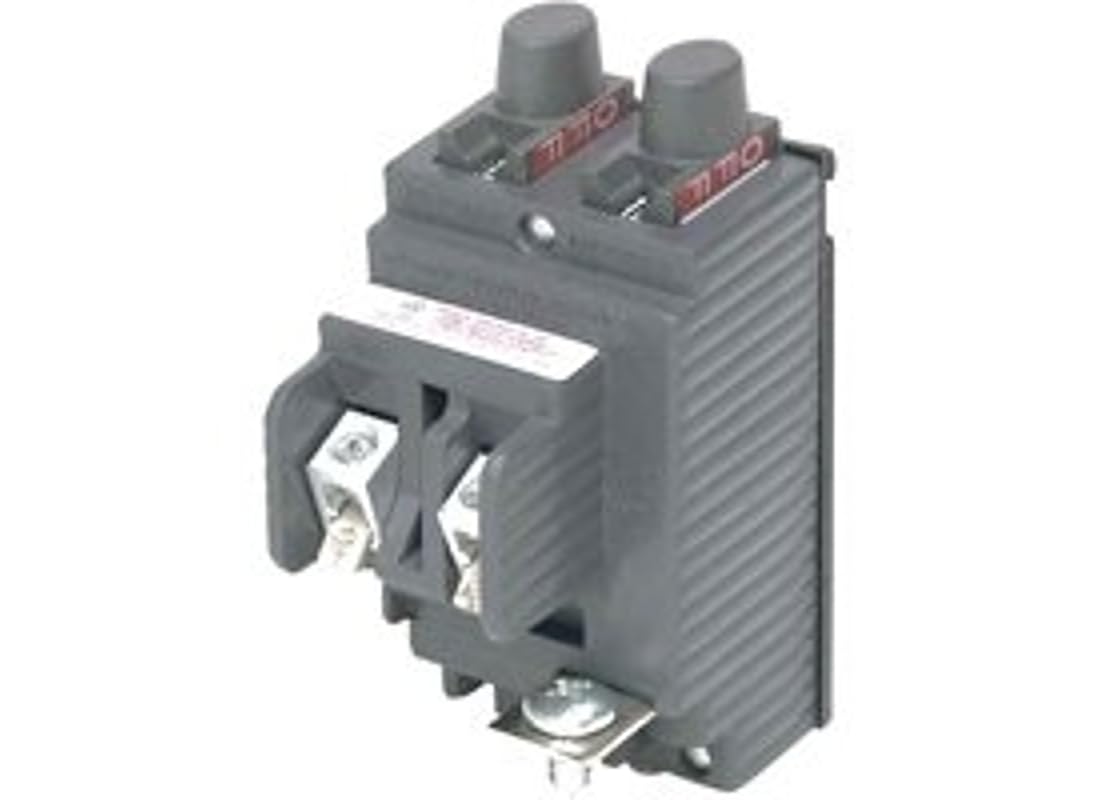 UBIP2020 New Pushmatic Replacement. 20 Amp Tandem Single Pole Circuit Breaker Manufactured By Connecticut Electric.