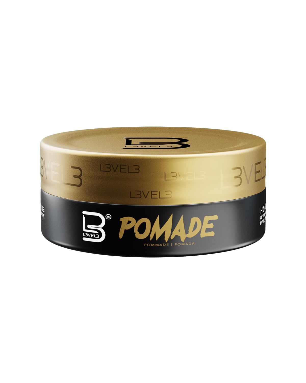 L3 Level 3 Pomade - Improves Hair Strength and Volume Long-Lasting Hold Infused with Keratin (3 Pack)