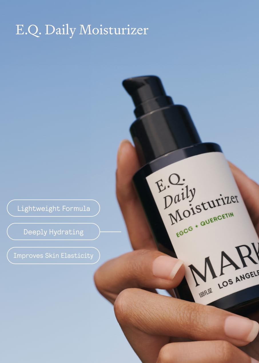 MARK Los Angeles E.Q. Daily Moisturizer™ | Lightweight Hydration | Improves Skin Texture | Reduces Redness and Promotes a Healthy Complexion and Blemish Control |1.69 fl. oz, 50 ml