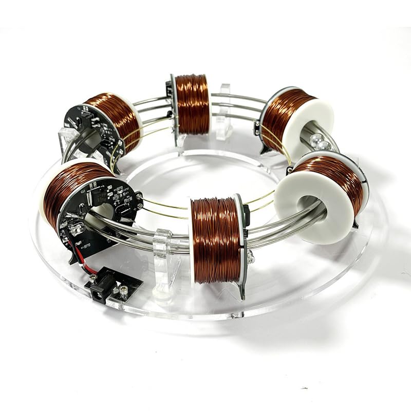 NikolaToy High tech electromagnetic Coil Accelerator - Multifunctional STEM Toy for Science Education & Creative Learning | Hands-On Physics Experiment Kit for Adults (electromagnetic Coil)