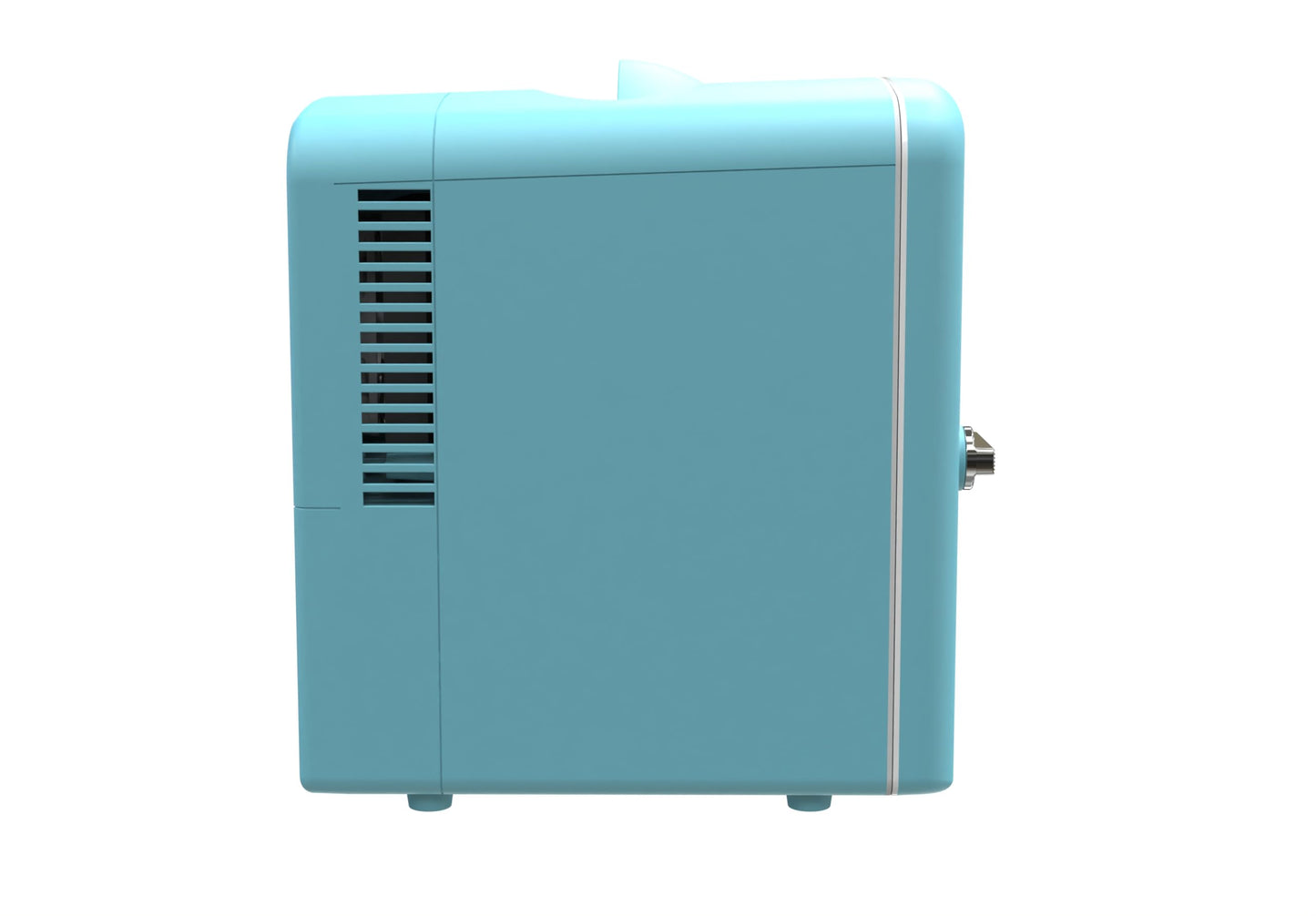 Frigidaire EFMIS171 Retro Mini Portable Personal Fridge - Ideal for Home, Office or Dorm - Includes Carrying Handle, AC/DC Wall/Car Charger (SkyBlu)