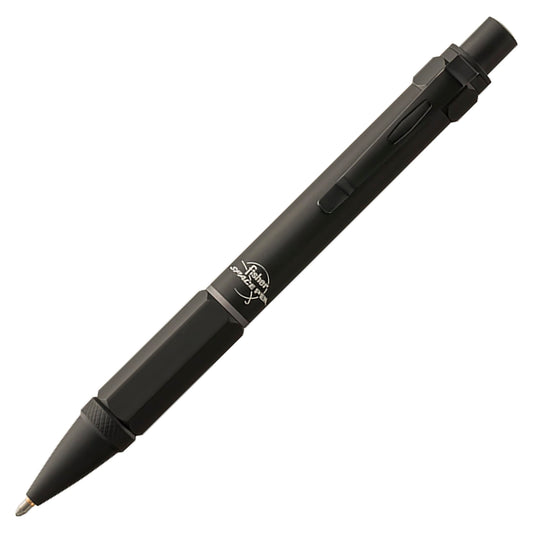 Fisher Space Pen Black Clutch Pen, Pressurized Ballpoint Pen, Writes Upside Down and in Extreme Temperatures, Smooth Black Ink, Medium Point, Pocket Clip, Gift Box