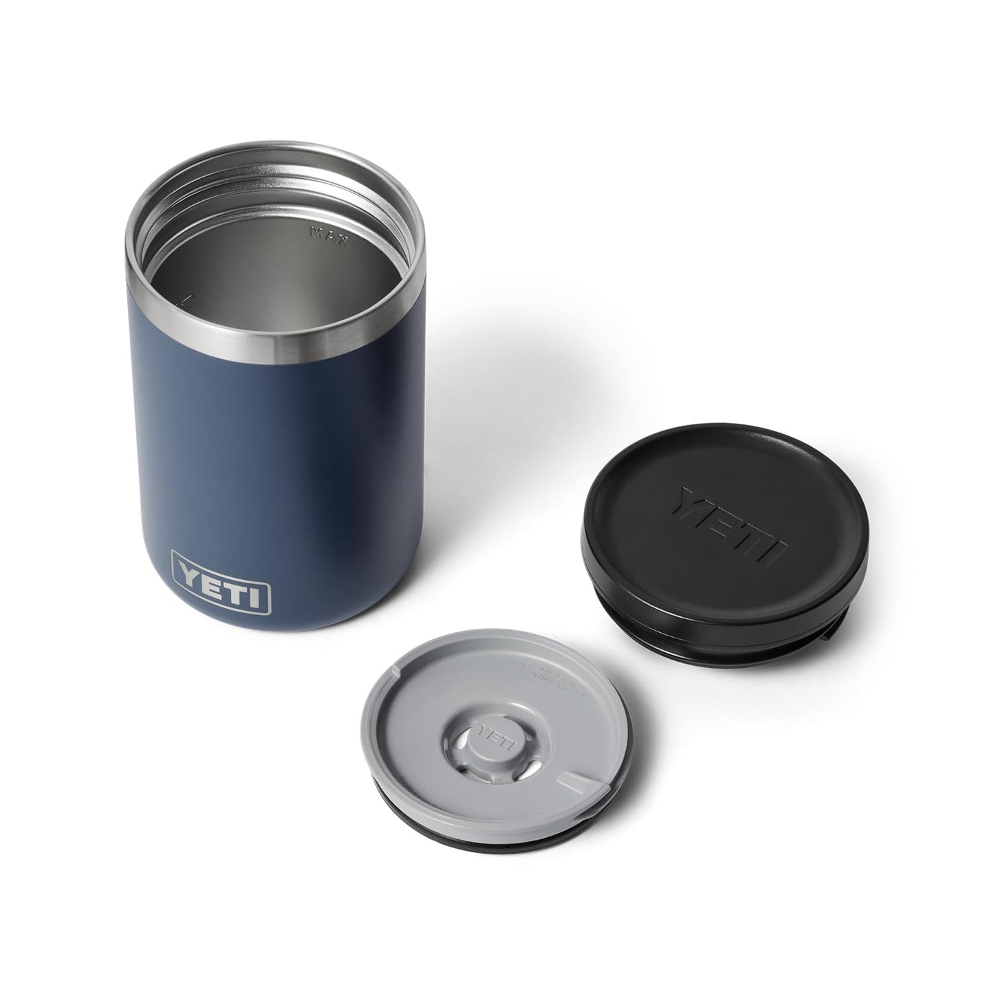 YETI Rambler 16 oz Food Jar, Vacuum Insulated, Stainless Steel, With Airtight Lid, Navy