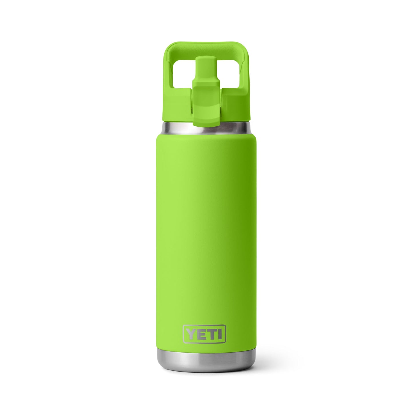 YETI Rambler 26 oz Bottle, Vacuum Insulated, Stainless Steel with Color Matching Straw Cap,Venom