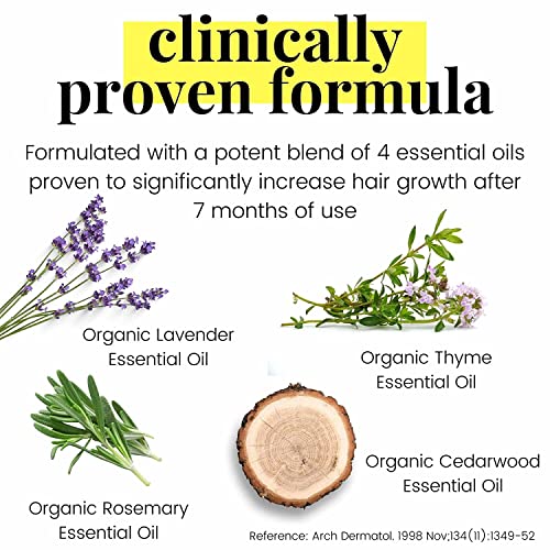 Vegan Mia USDA Organic Rosemary Oil for Hair Growth with Castor Oil & More - Scalp Oil Treatment & Intense Nourishment to Get Healthier, Thicker & Shiny Hair Naturally, 1 fl oz Bottle