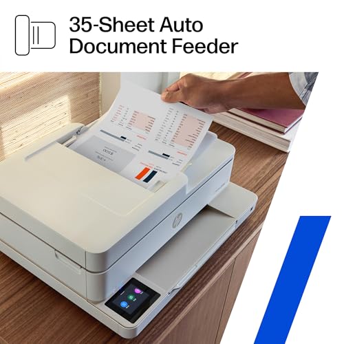 HP Envy 6555e Wireless All-in-One Color Inkjet Printer, Portobello, Print, scan, copy, Duplex printing Best-for-home, 3 month Instant Ink trial included, AI-enabled (714N5A)