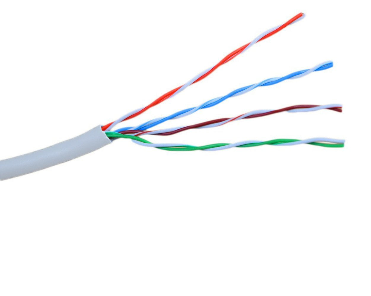 VIVO 500ft Bulk Cat6 Wire, CCA Ethernet Cable, 23 AWG, UTP Pull Box, LAN Network, Gray, CABLE-V006
