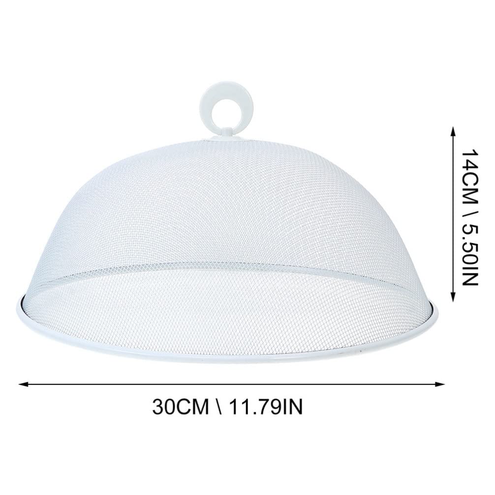 2pcs Metal Mesh Screen Food Cover Umbrella for Outdoors Indoor Mesh Food Tents Cover for Kitchen Dining Table and Picnic 13.77 Inch