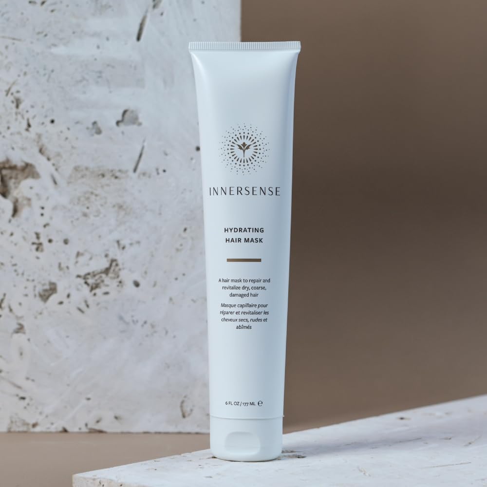 INNERSENSE Organic Beauty - Natural Hydrating Hair Mask | Non-Toxic, Cruelty-Free, Clean Haircare (6oz)