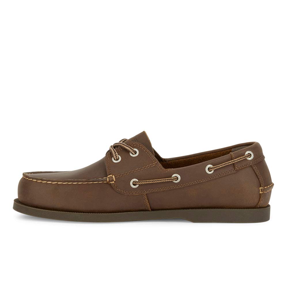 Dockers Men’s Vargas Leather Handsewn Boat Shoe,Rust, 10.5 M US