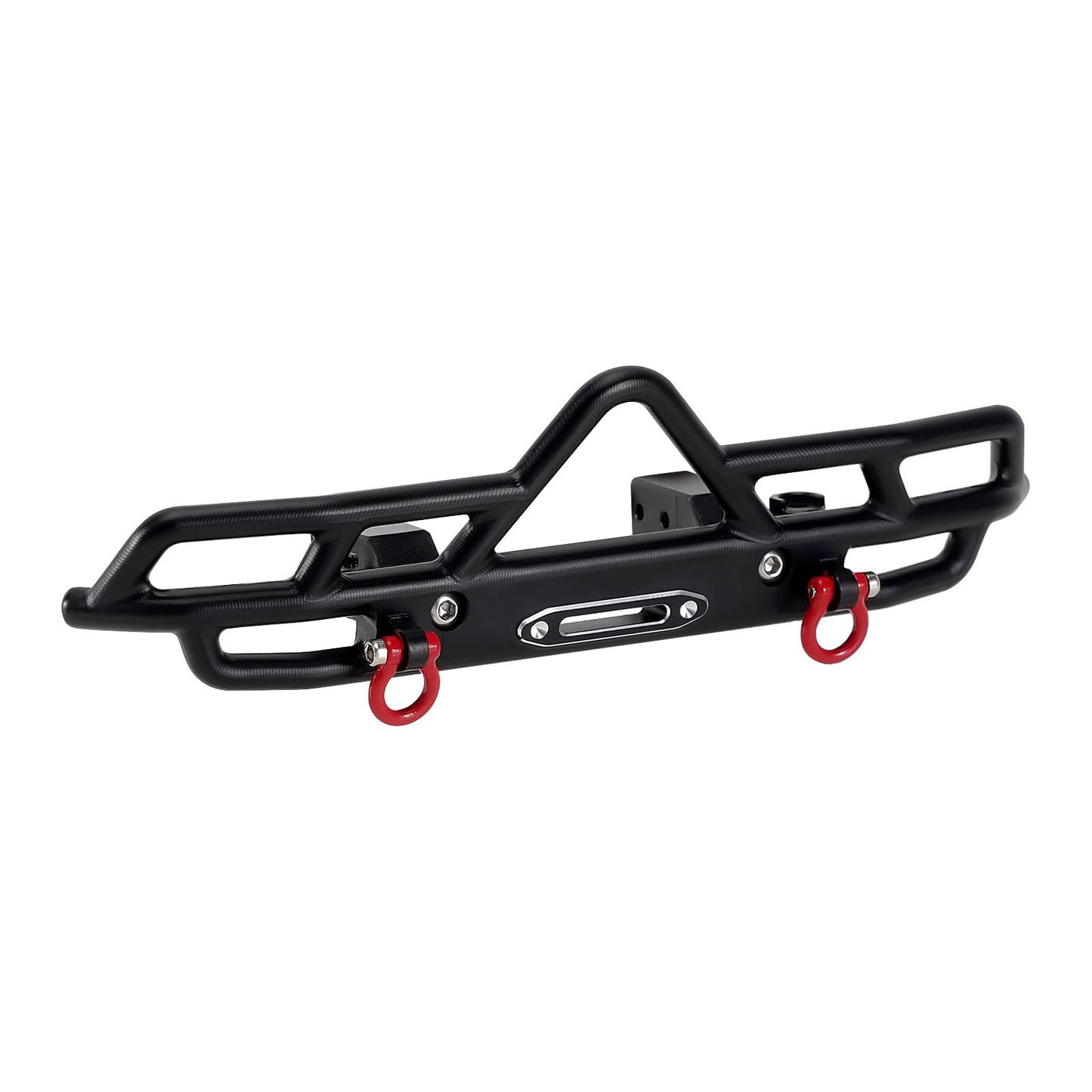 INJORA CNC Aluminum Front and Rear Bumper for 1/18 RC Crawler FMS FCX18 LC80 Upgrade