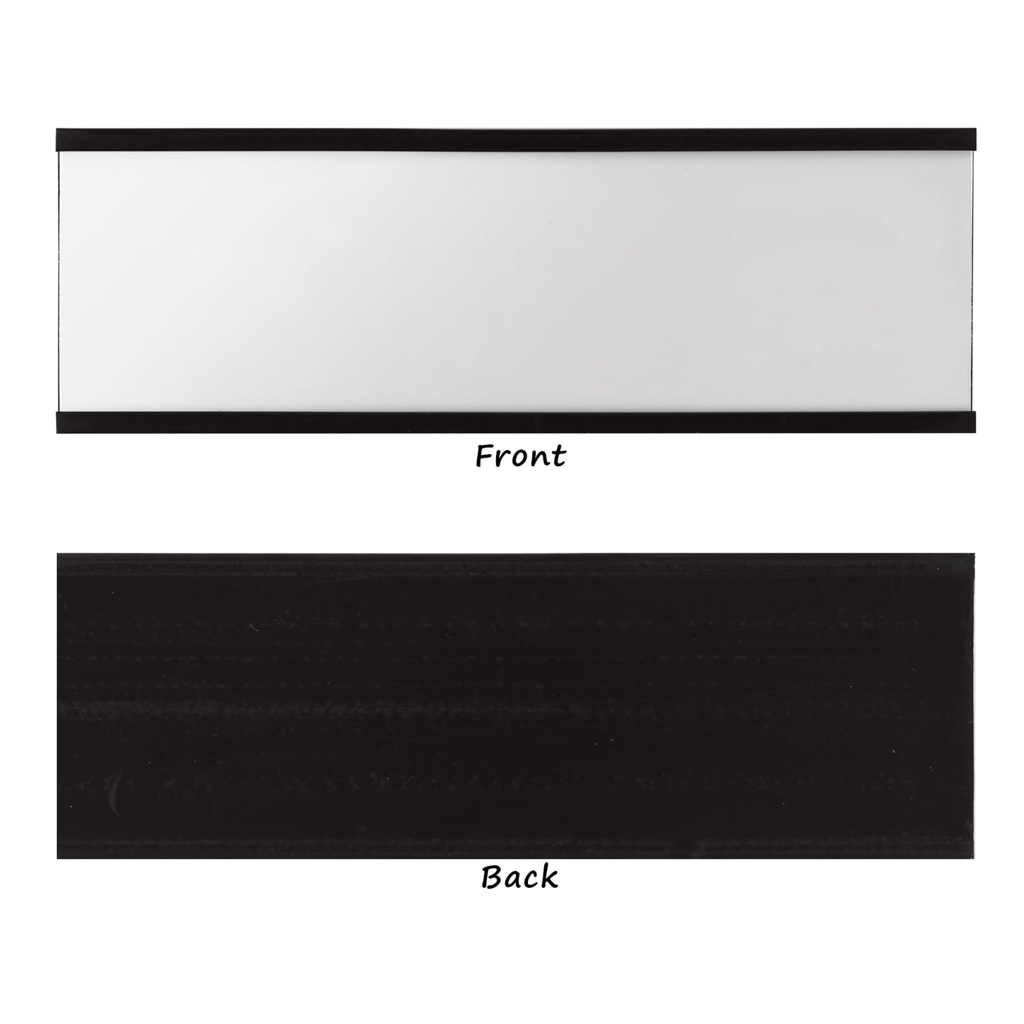 Realth Magnetic Label Holders 2'' x 4'' 70 Pack with Paper Inserts and Clear Plastic Protectors, Magnetic Label Strips Magnetic Data Card Holders File Cabinet Labels for Metal Racks and Shelves