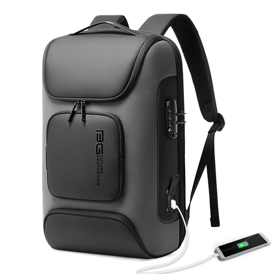 BANGE Business Laptop Backpack Fit for 15.6 INCH,Travel Backpack with USB Charging Port,Men Travel Backpack with Water Bottle Holder for Men and Women…