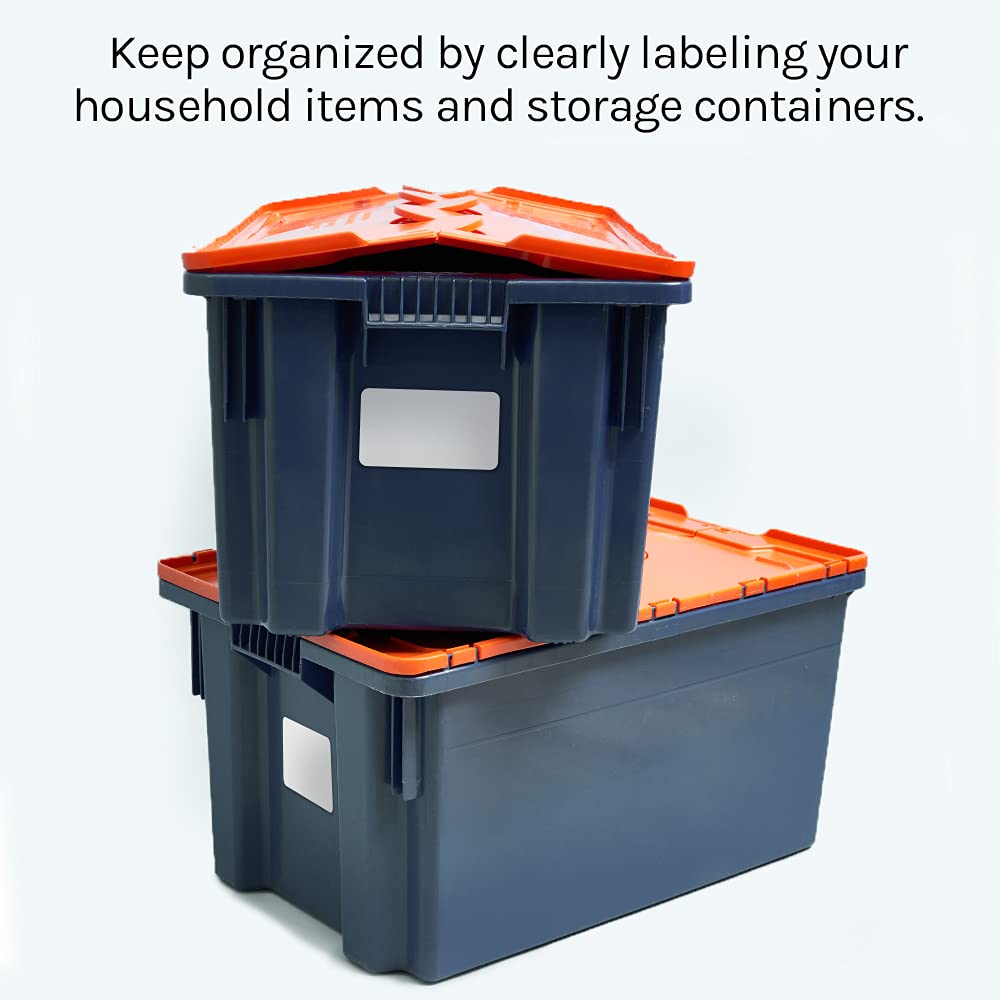 Premium Label Supply White Sticker Half Sheet Labels – 8.5" x 5.5" – Laser/Inkjet Compatible – (2 per Sheet), 200 Sheets - 400 Total Adhesive Labels