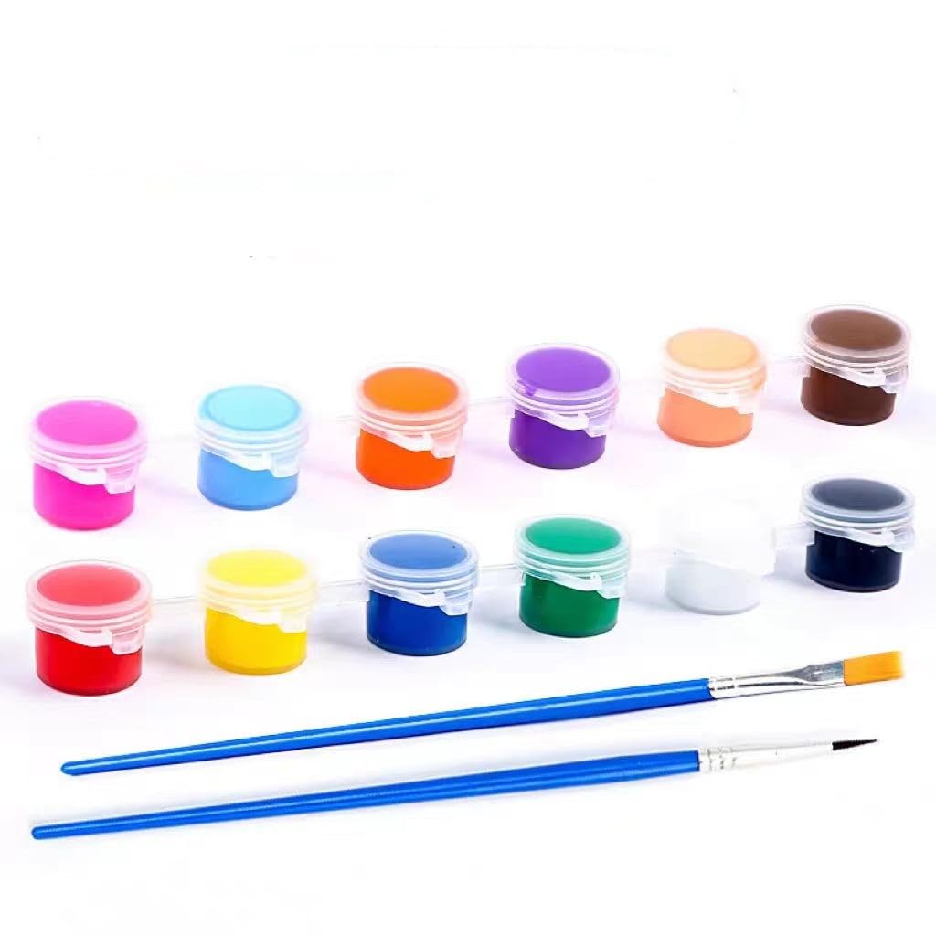 Cumuiu DIY Straw Hat Craft Painting Hats Handmade Hat Tea Party Hats Cap Beach Sun Hat Art Painting Hat with Paints & Brush (US, Age, 3 Years, 5 Years, 10)