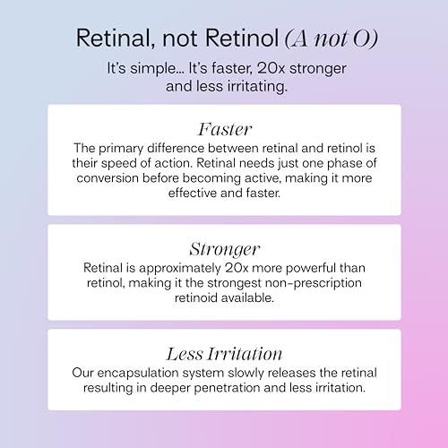 Rest Religion Retinal Skin Restoring Serum with 0.1% Retinal, Bio Retinol, Peptides & Niacinamide, Face Serum for Anti-Aging, Fine Lines & Hyperpigmentation