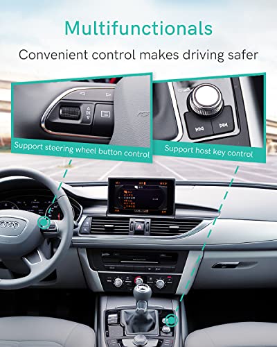 CHOOCL Bluetooth Car Adapter for Audi with AMI Interface, Mercedes & Volkswagen with MDI Connector, Bluetooth Receiver with Bluetooth 5.0 HD Sound for MMI 3G System(Audi Symphony,Audi Concert)