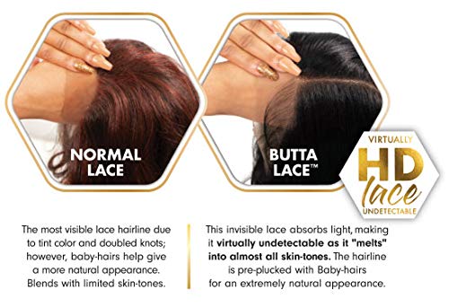 Sensationnel Synthetic HD Lace Front Wig - BUTTA UNIT 8 (1B Off Black)