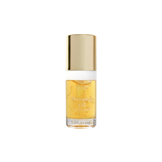 City Beauty City Lips Plumping Oil - Plump, Hydrate, Restore - Anti-Aging Lip Treatment - Plumping Lip Oil with Hyaluronic Acid & Plant Extracts (Pink Champagne)