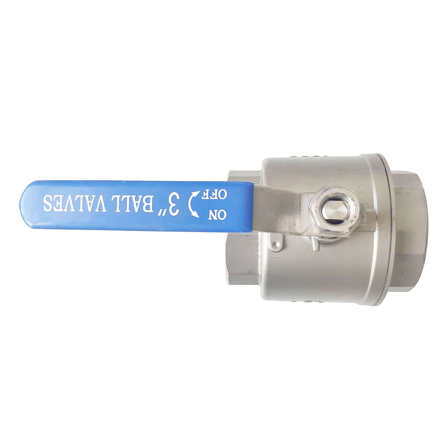 LOZOME 3" Full Port Ball Valves 316 Stainless Steel NPT Female Thread Ball Valve for Water, Oil, and Gas WOG1000