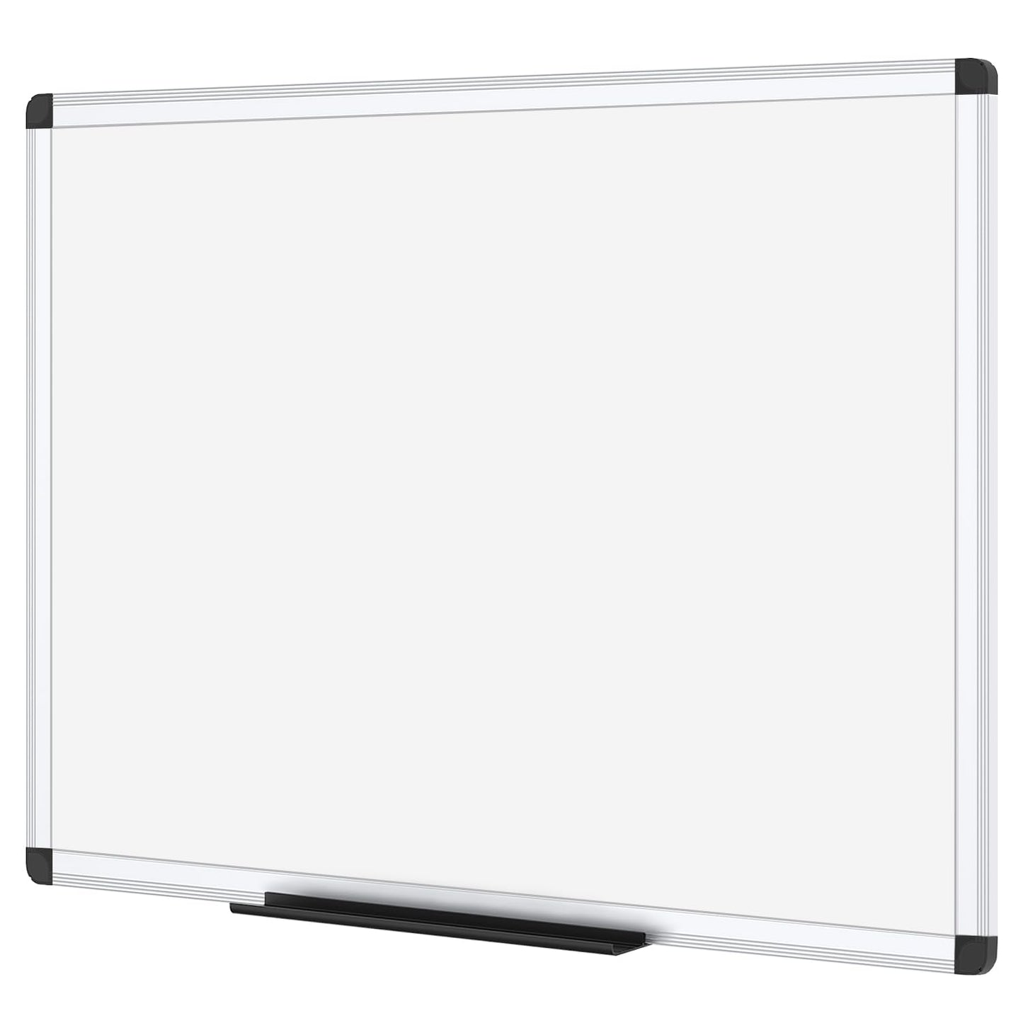VIZ-PRO Magnetic Dry Erase Board, 48 X 24 Inches, Silver Aluminium Frame