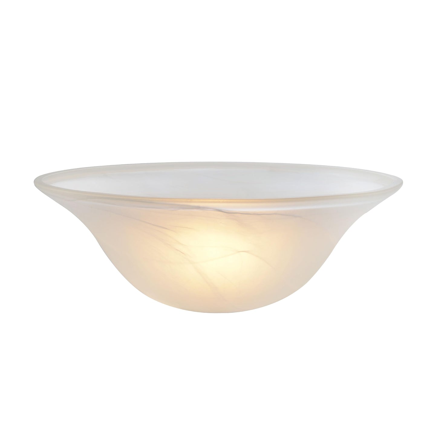 Aspen Creative 23140-11 Etched Alabaster Transitional Style Replacement Glass Shade for Medium Base Socket Torchiere Lamp, Swag Lamp and Pendant, 15-1/2" Diameter x 5-1/2" High, 1 Pack