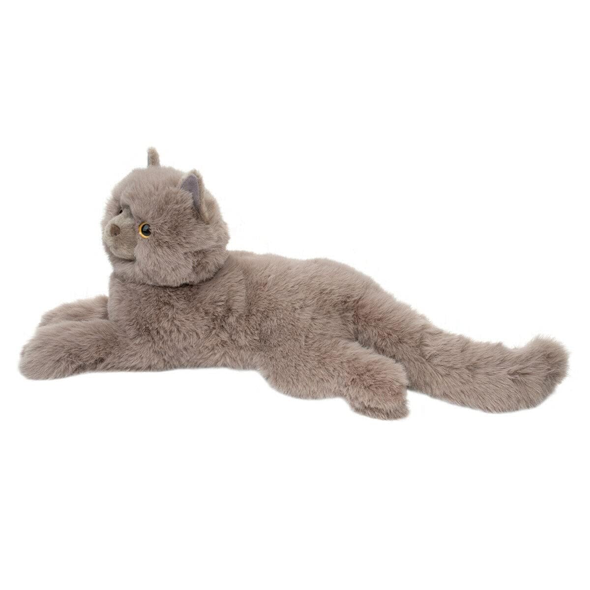 Douglas Juliette Persian Cat Plush Stuffed Animal – Realistic Soft Persian Cat Plush Toy for Kids & Cat Lovers, Floppy Gray Kitty Plush, 15" (38 cm)