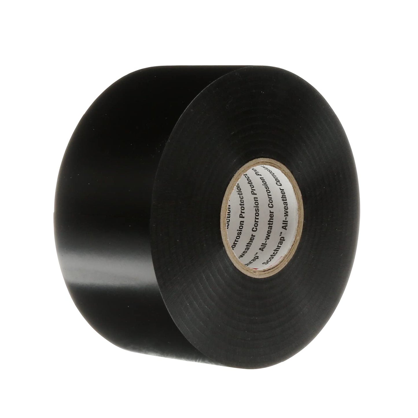 3M Scotchrap Vinyl Corrosion Protection Tape 50, Unprinted, 2 in x 100 ft, Black, 1 Roll, Premium Grade, 10 mil Thick, High Tack, All Weather, RoHS 2011/65/EU