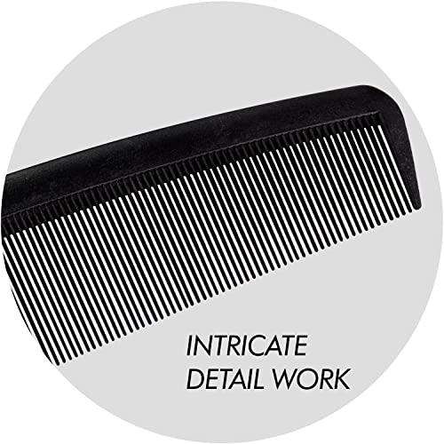 Sam Villa Signature Series Professional 8-Piece Cutting & Hair Parting Comb Set With Case